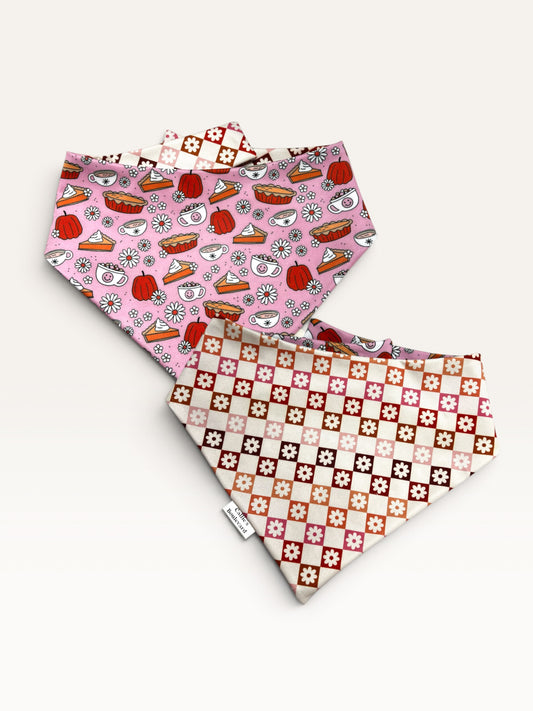 Pumpkin Café Bandana | Autumn On The Boulevard