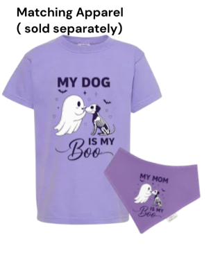 My Mom Is My Boo Bandana | Dog Mom Essentials