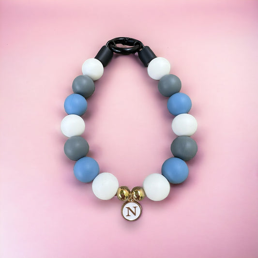 Blue Skies Beaded Necklace | Pet Accessories