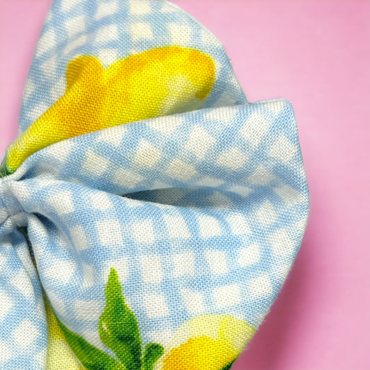 Lemon Squeeze Bow Tie | Slip-On Bow Ties