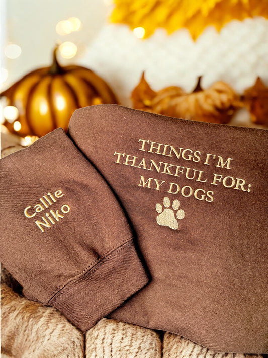 Things I’m Thankful For | Fall Dog Mom Apparel 🍁