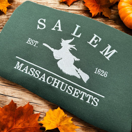 Salem, Massachusetts (Glow in the Dark) | Fall Dog Mom Apparel 🍁