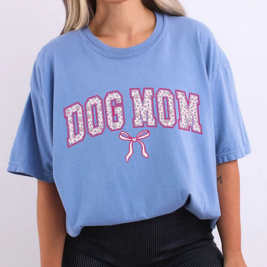 Dog Mom with Paw Prints | Dog Mom Apparel