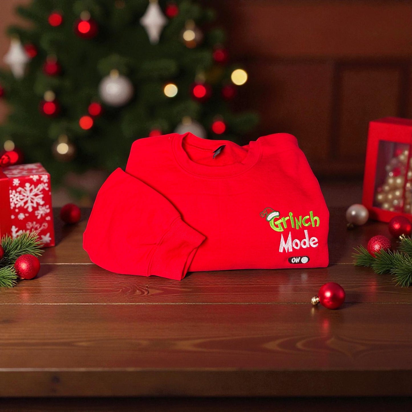 Grinch Mode On | Christmas Dog Mom Apparel 🎄