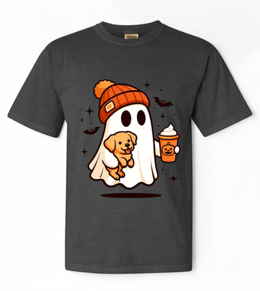 Pumpkin Spice Ghost T-Shirt | Dog Mom Essentials