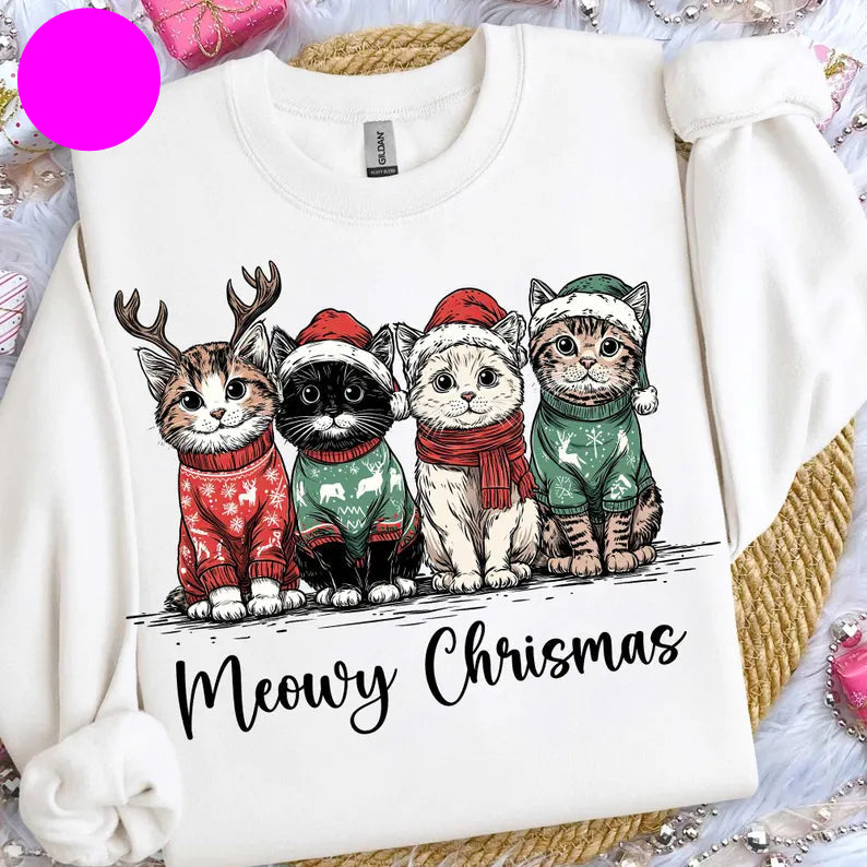 Cat Christmas | Christmas Dog Mom Apparel 🎄