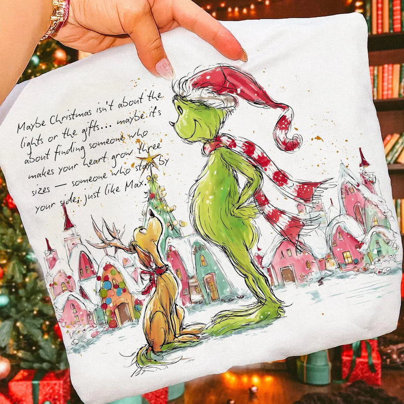 Grinch and Max | Christmas Dog Mom Apparel 🎄