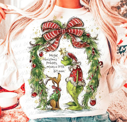 Maybe Christmas Means a Little Bit More | Christmas Dog Mom Apparel 🎄