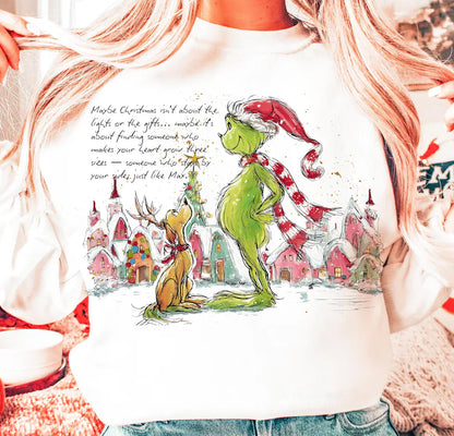 Grinch and Max | Christmas Dog Mom Apparel 🎄