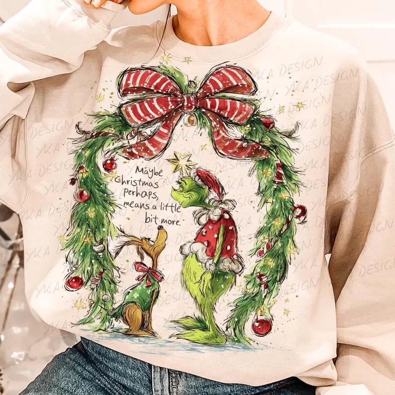 Maybe Christmas Means a Little Bit More | Christmas Dog Mom Apparel 🎄