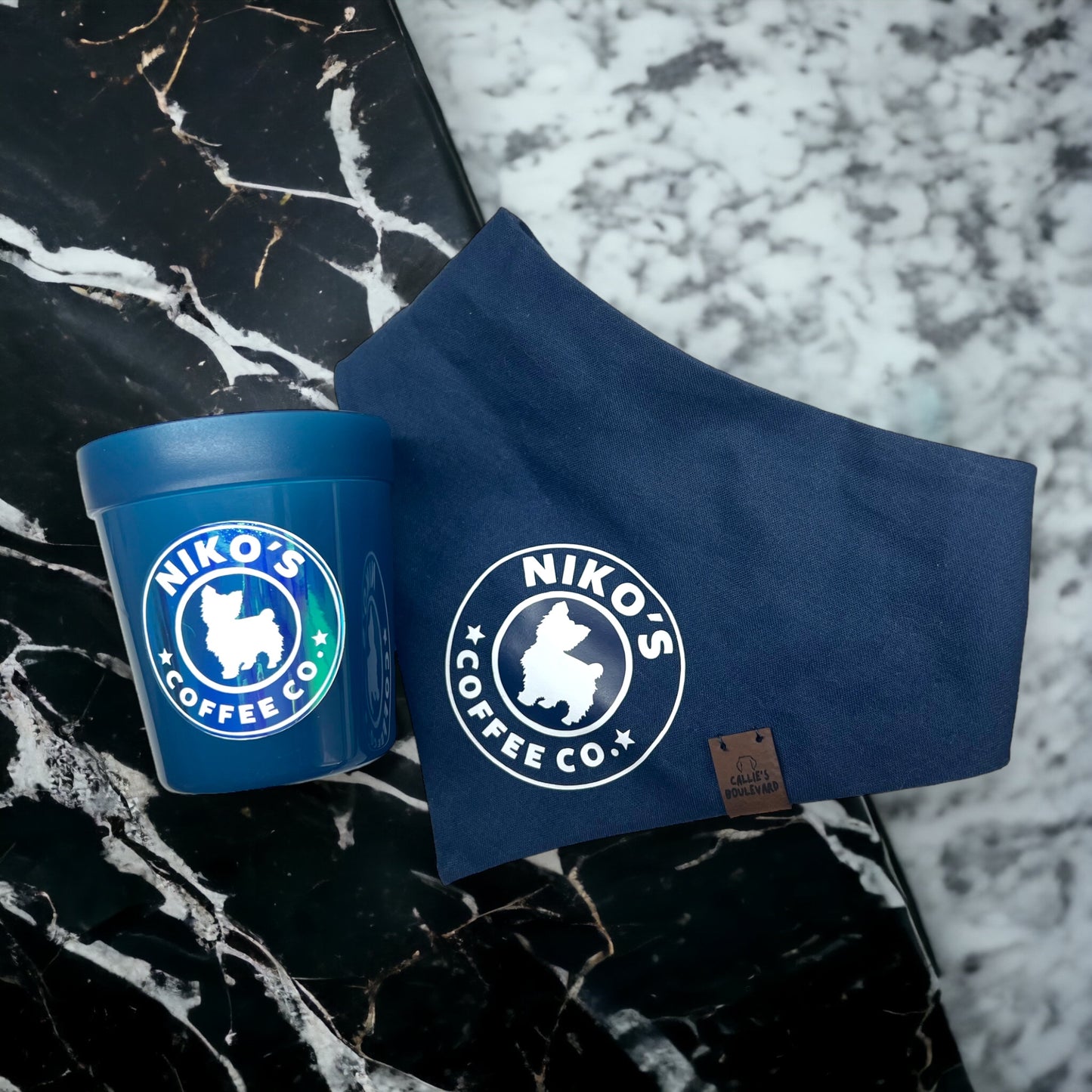 Coffee.Co Pup Cup Set | Custom 8oz Cup & Bandana